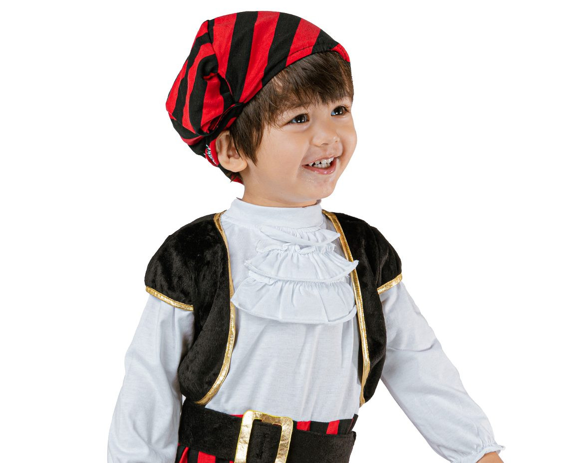 Role play-set for child Little Pirate (jumpsuit, vest, hat, belt), size 92/104 cm